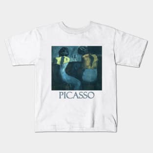 Two Women Sitting at a Bar (1902) by Pablo Picasso Kids T-Shirt